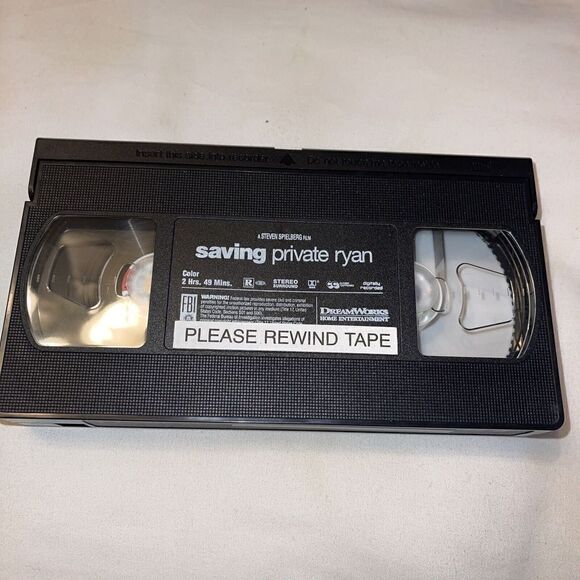 Saving Private Ryan (VHS, 1999) Tom Hanks RENTAL - Picture 8 of 9